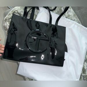 Authentic Medium Patent Black TELFAR